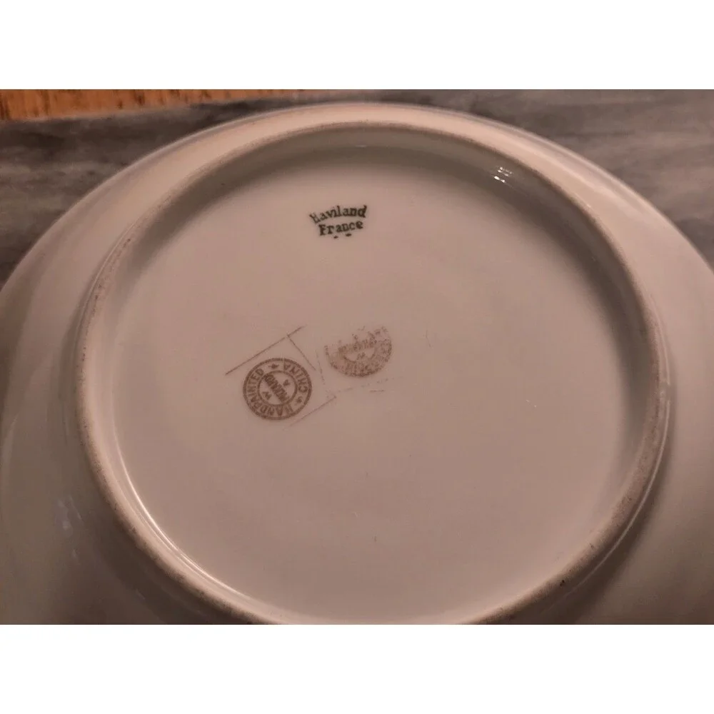 Antique Pickard China Gold Encrusted Greek Key Berry Bowls Set of 6 Haviland...